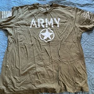 Grunt style army t shirt XL men’s OD green